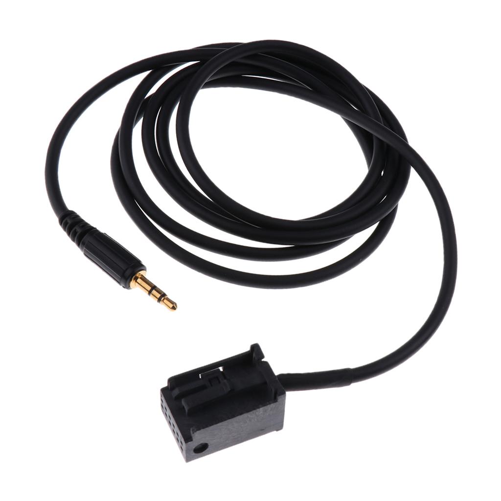 Car 3.5mm Male Aux Audio Input Cable Adapter