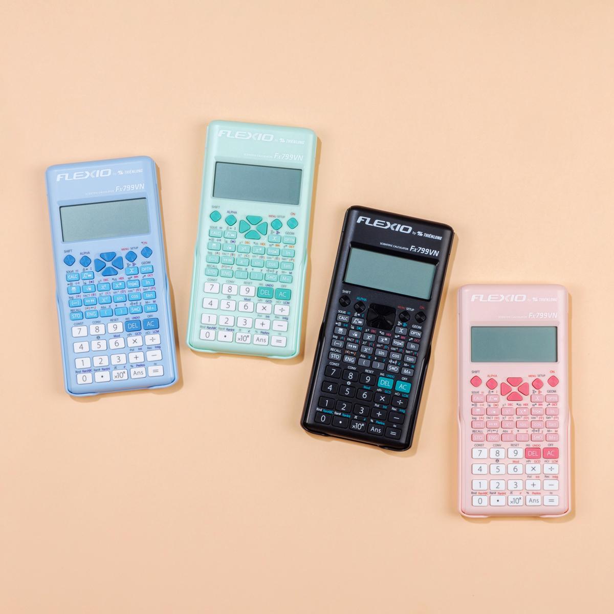 Máy Tính Khoa Học Flexio - Thiên Long Fx799VN - Màu Đen - Mẫu 2