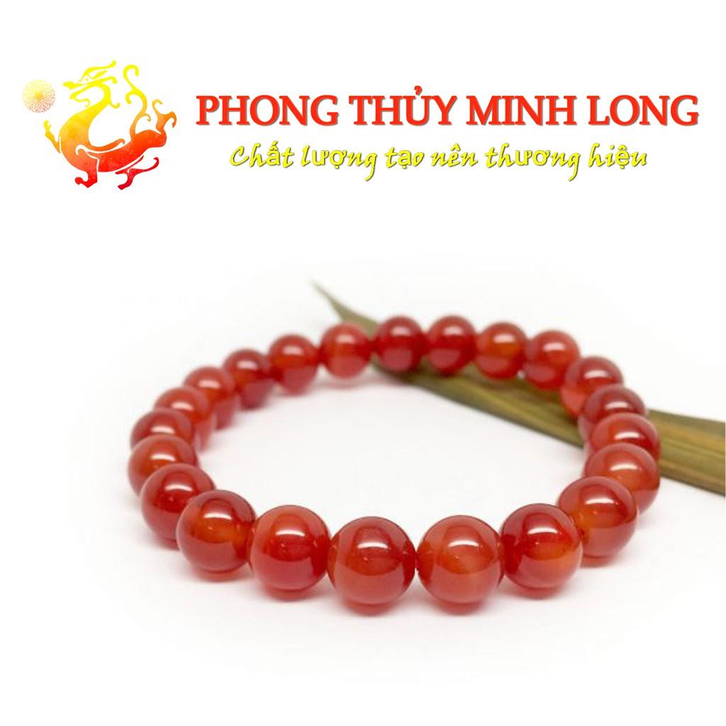 Vòng tay đá Mã Não Đỏ chất lượng 3A