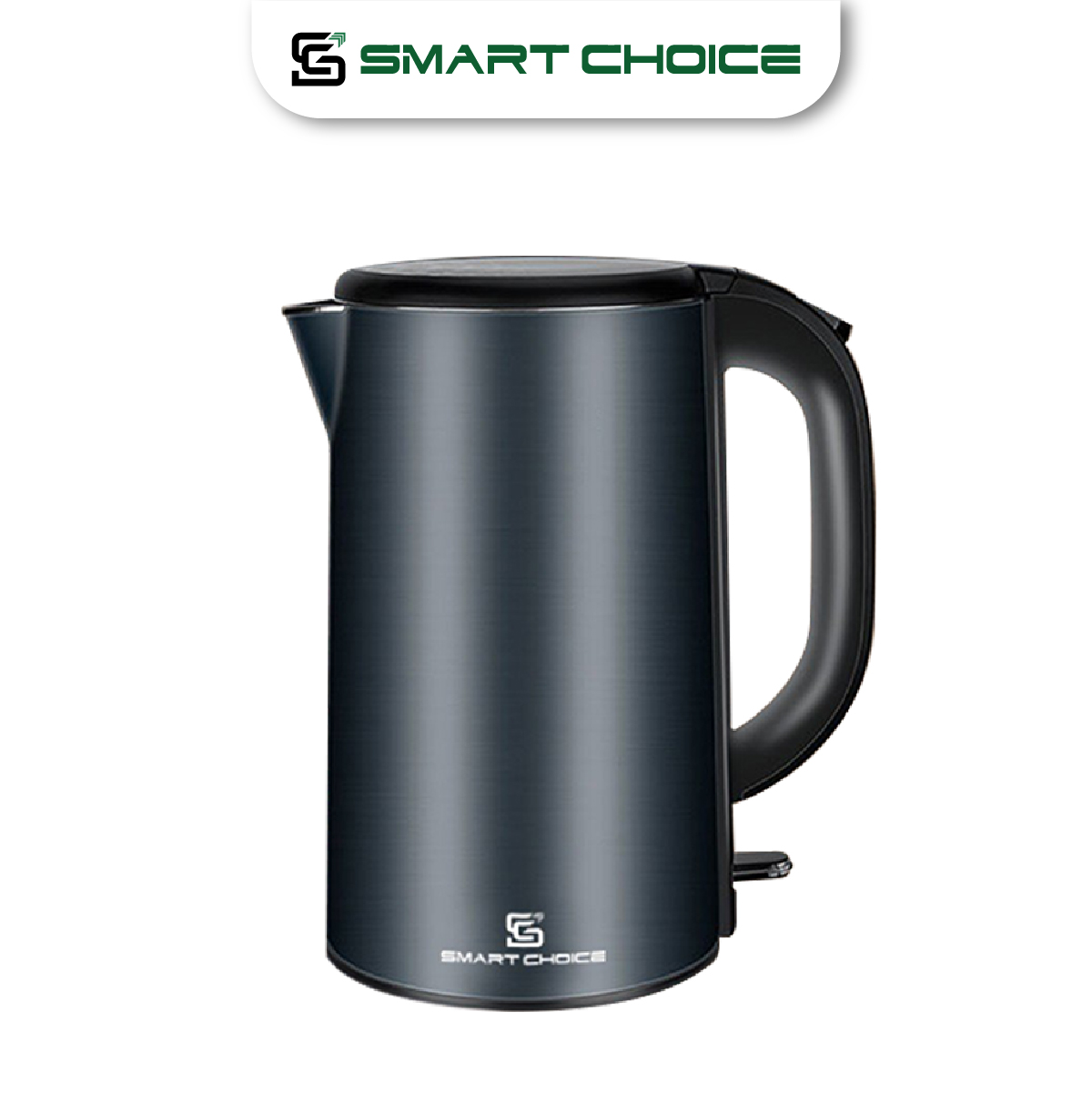 Ấm Siêu Tốc Điện SMARTCHOICE SCG-K005 1.8L 1800W, 3 Lớp Cách Nhiệt, Sôi Nhanh BH 18 Tháng Hàng Chính Hãng