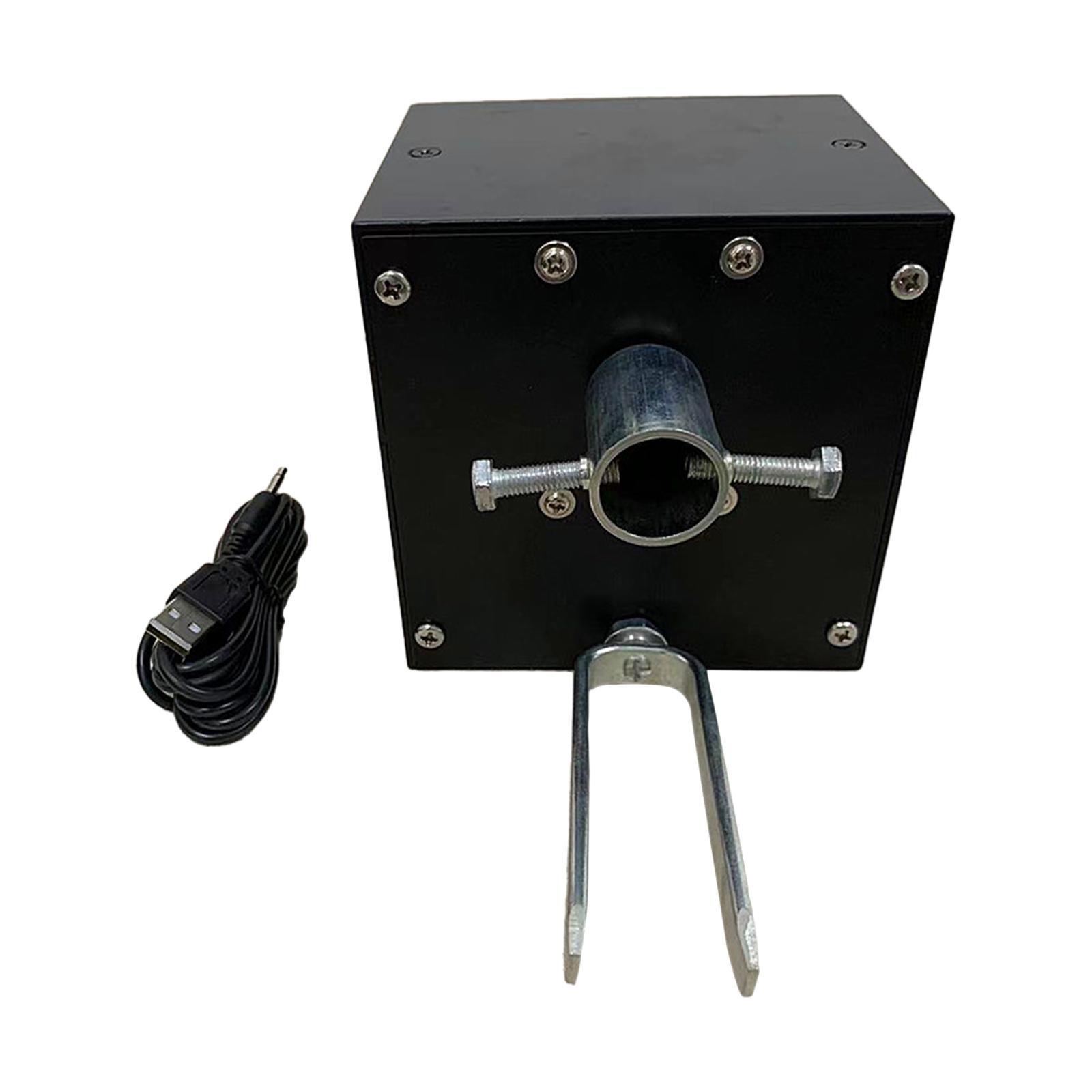 Rotisserie Motor Black 12V 8W Electric Grill Motor for Camping Home Outdoor
