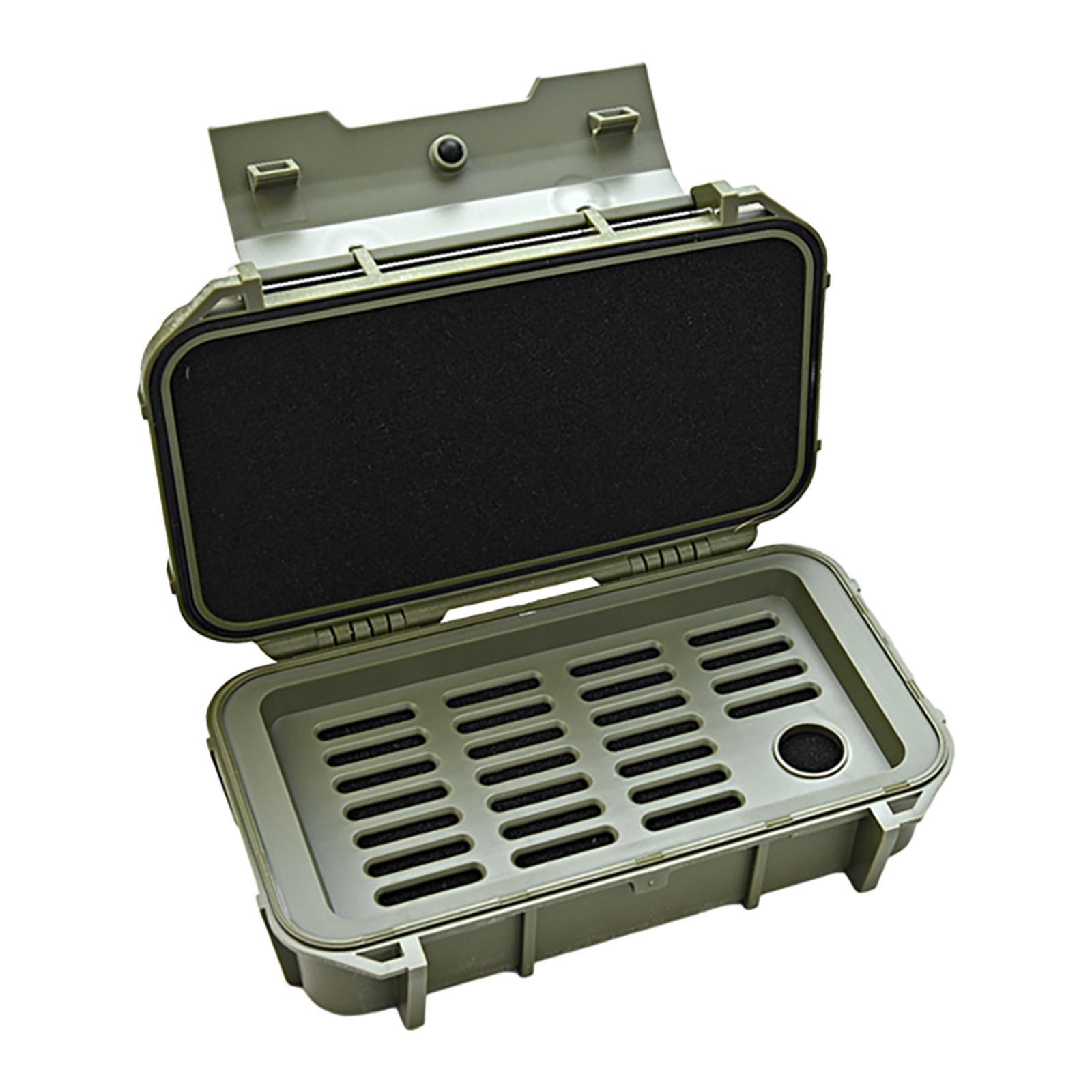 Double Layer Waterproof Hard Tool Case Multifunctional Shockproof Impact Resistant Shockproof Carrying Case for Backpacking