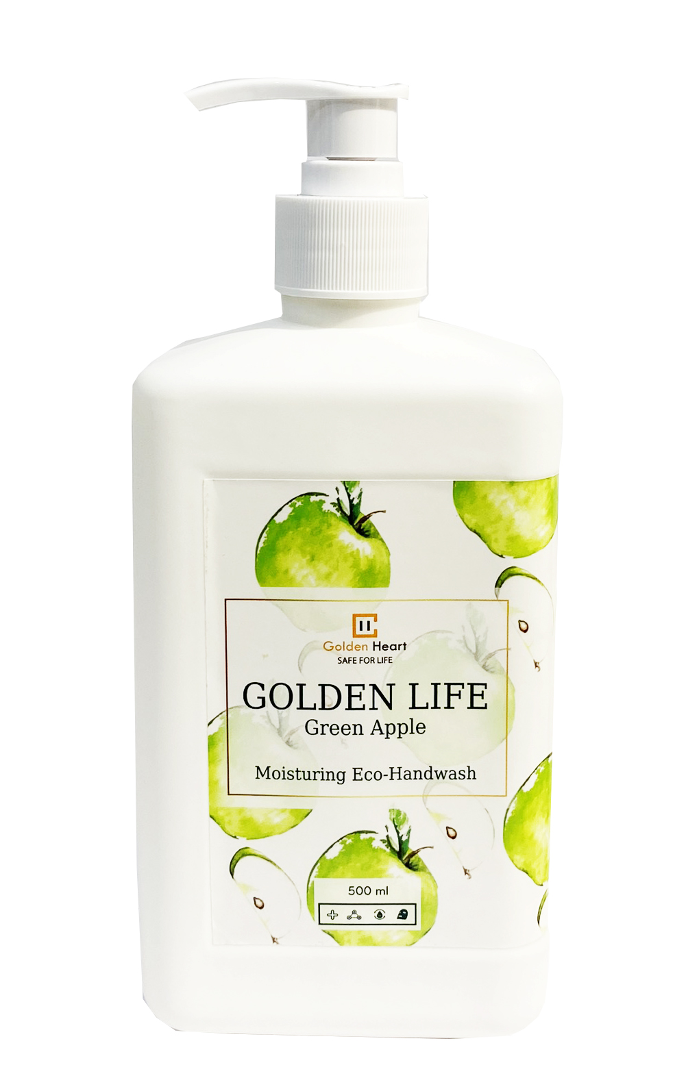 Nước rửa tay sinh học Golden Life - Hương táo 500ml