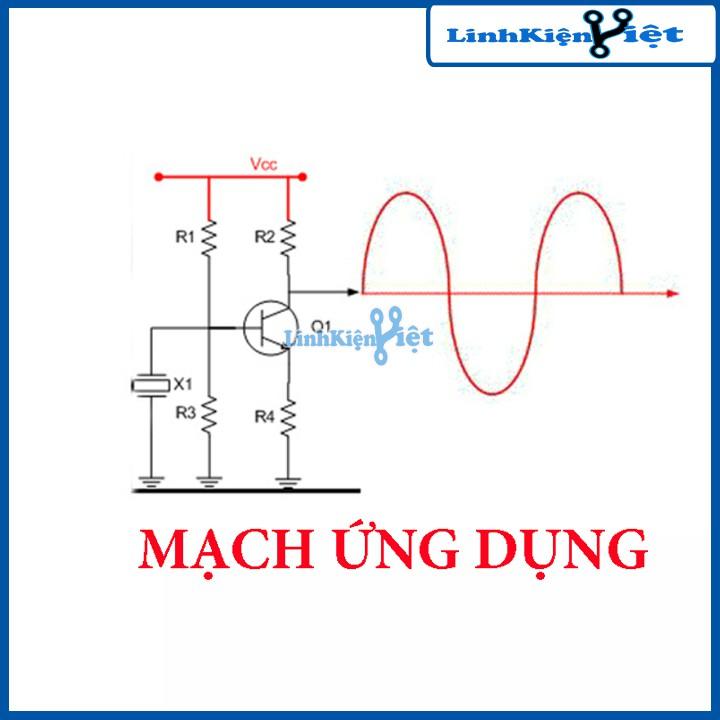 Thạch anh 2 chân cắm màu trắng