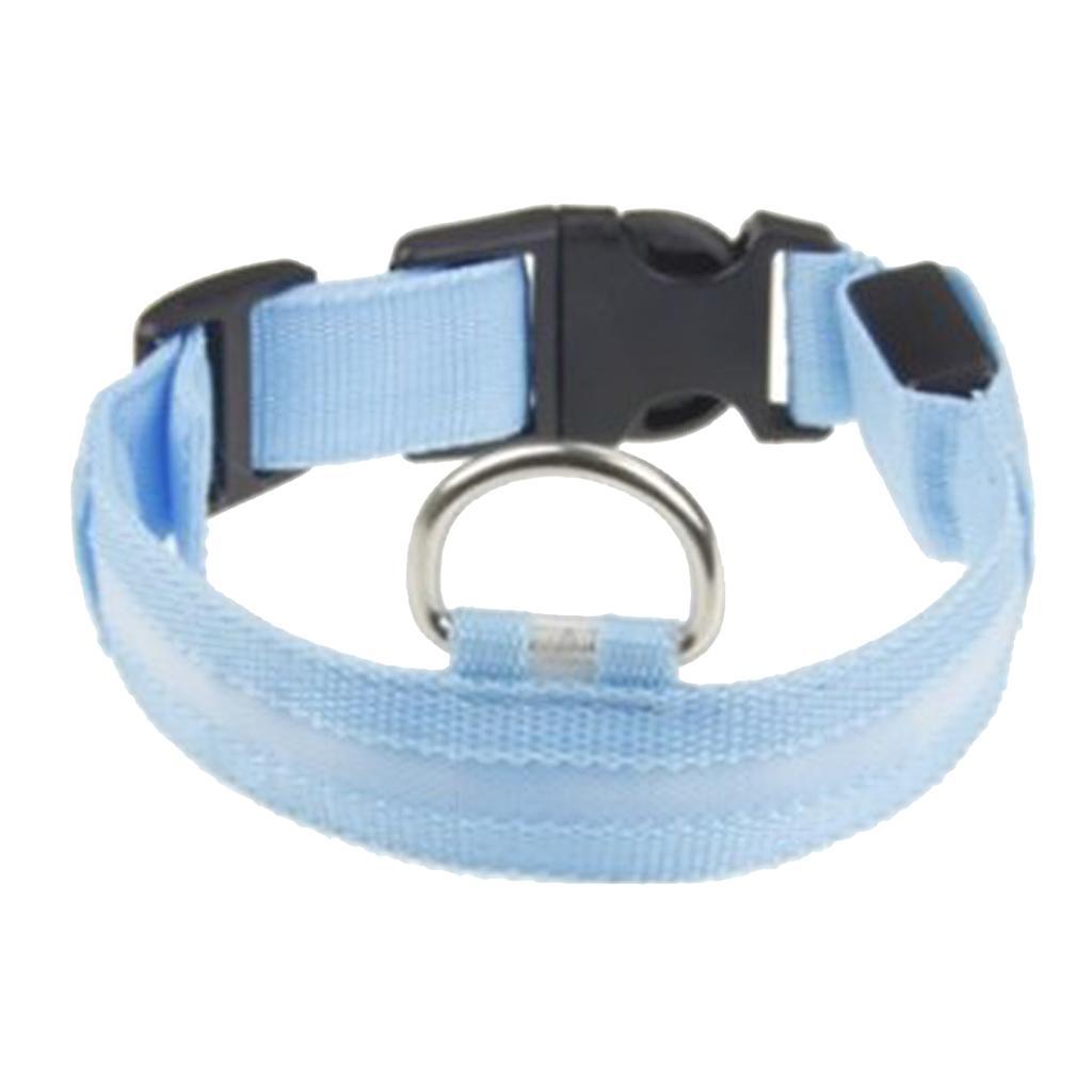 LED Dog Collar Glow in The Dark Led Pet Collar For Dogs Puppy