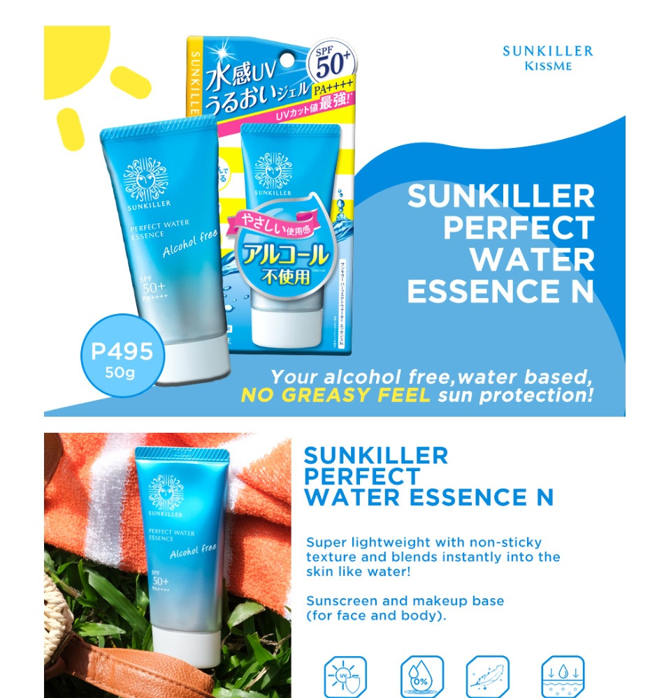 Essence Chống Nắng Bảo Vệ Toàn Diện SunKiller Kissme Perfect Water Essence N