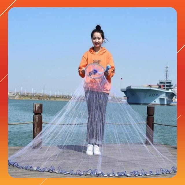 Chài cước, chài rút tàng hình bắt cá hàng Thái Lan cao cấp