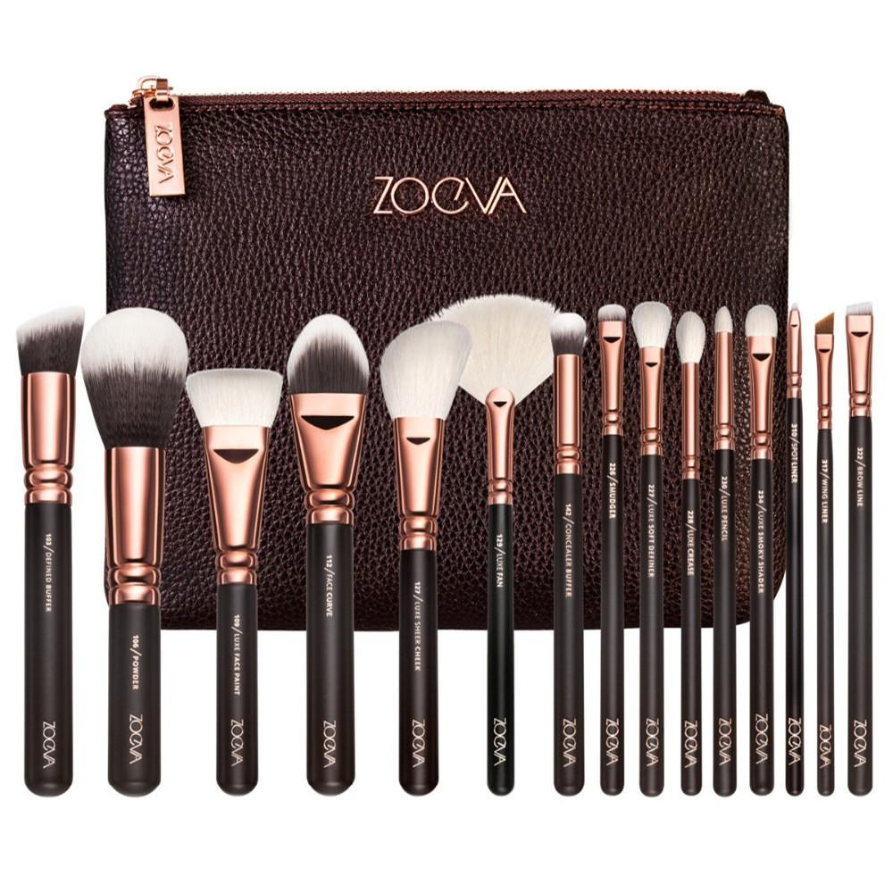 Bộ Cọ Trang Điểm Zoeva 15 Cây Rose Golden Complete Set