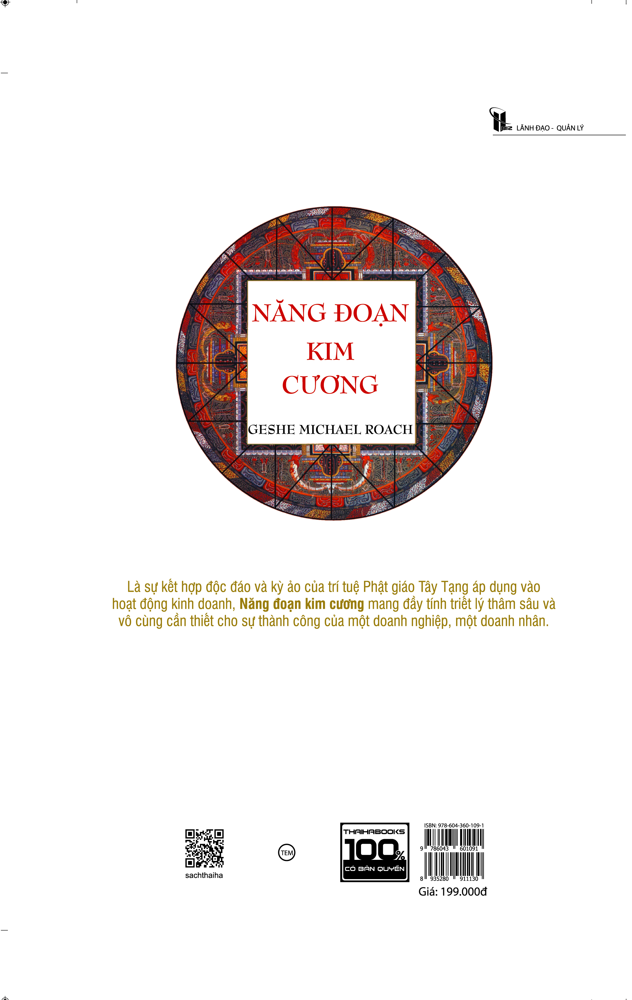 NĂNG ĐOẠN KIM CƯƠNG – áp dụng giáo lý của Đức Phật vào quản trị doanh nghiệp và đời sống - Bìa cứng - Tặng sổ tay