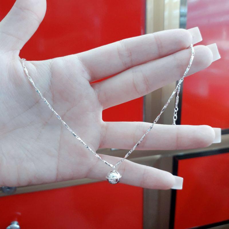 Lắc chân bạc phối chuông YN JEWELRY