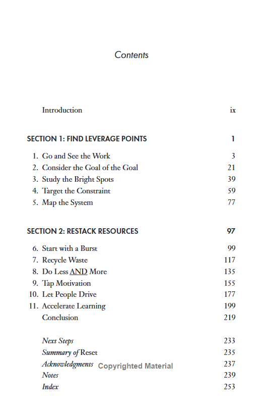 Sách ngoại văn: Reset - How To Change What’s Not Working