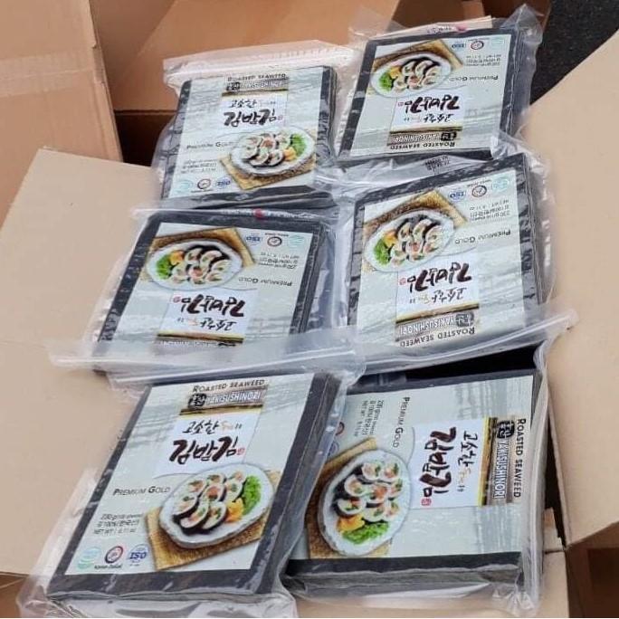 Rong biển cuộn cơm100 lá Hàn Quốc