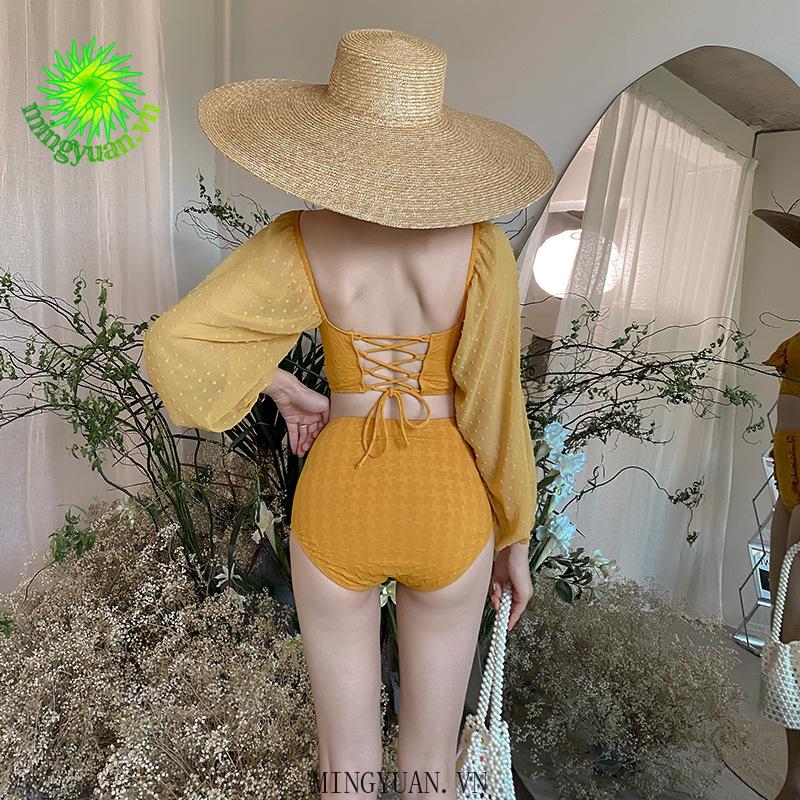 Bộ Đồ Bơi Một Mảnh Lưng Cao Gợi Cảm Cho Nữ