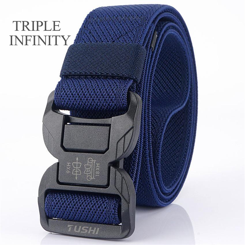 Bộ Thắt Lưng Nam Khóa Nam Châm Ngoài Trời Làm Việc Chiến Thuật Quần Dây Co Giãn Áo Liền Quần Nam Dây Lưng Phụ Kiện Thể Thao