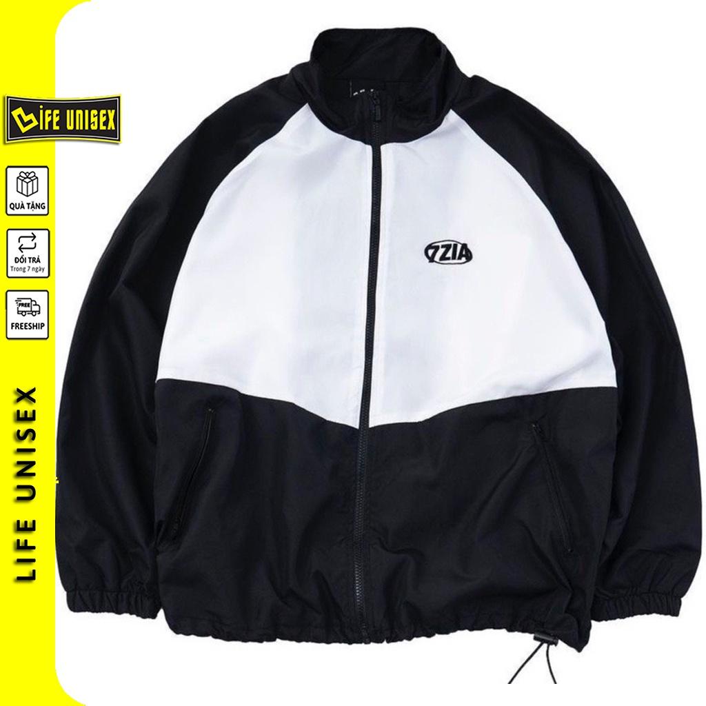 Áo Khoác Dù 2 Lớp 7ZIA TMS MIDSIDE Ulzzang Nam Nữ Unisex Form Rộng Bomber Jacket Unisex