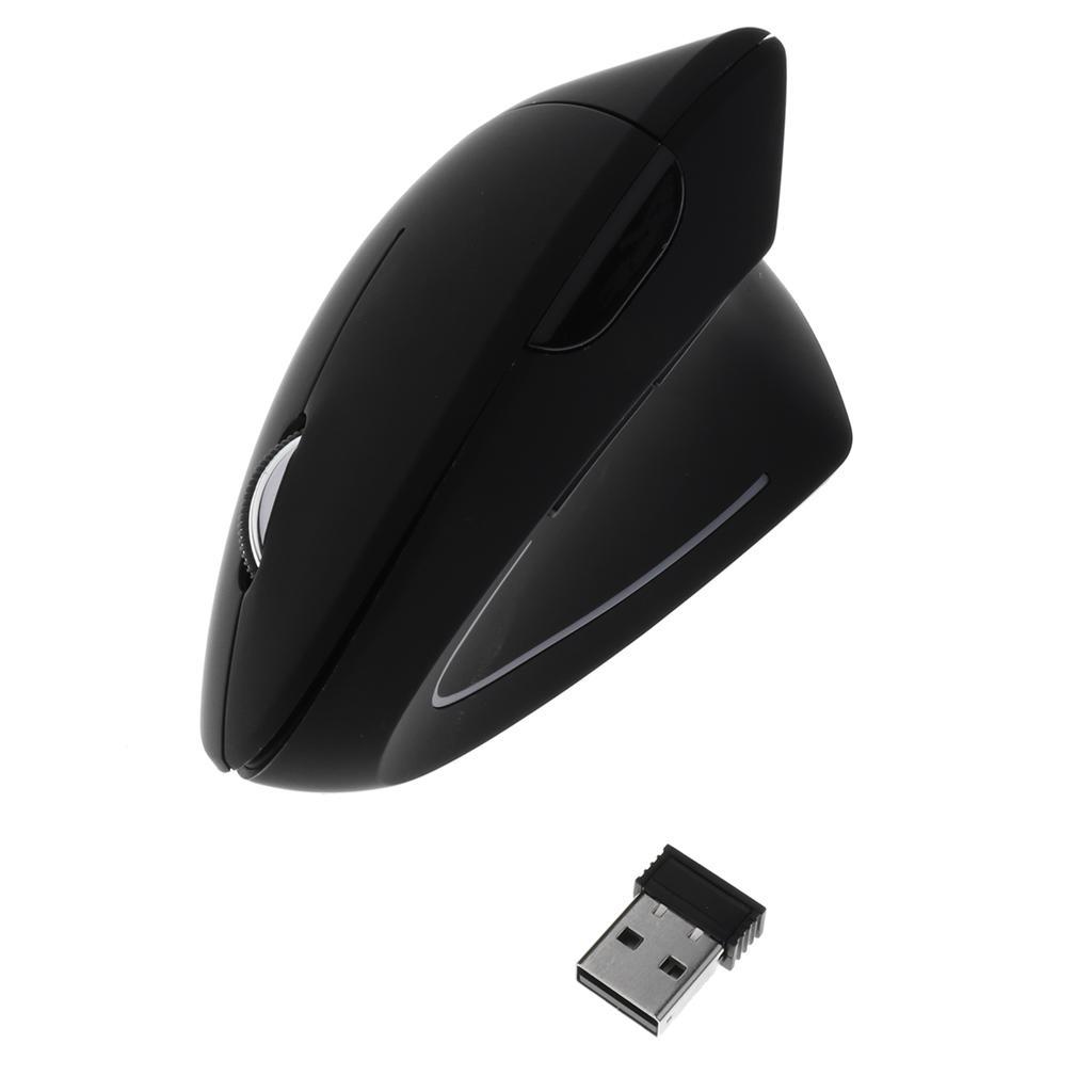 6D 2.4G Wireless Optical Gaming Mouse 1600DPI Vertical Mice