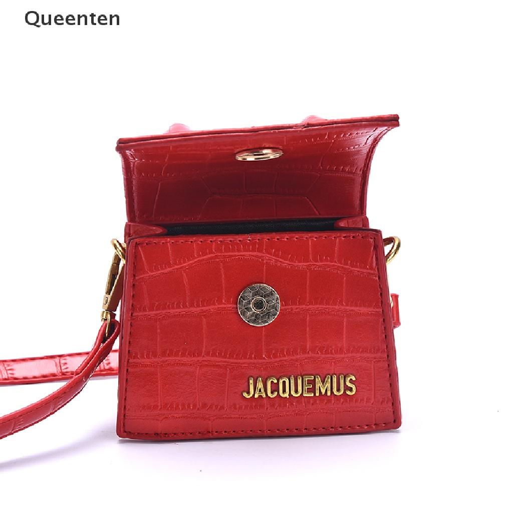 Queenten Jacouemus Brand Women Bag Leather Designer Crossbody Bags Small PU Handbag QT