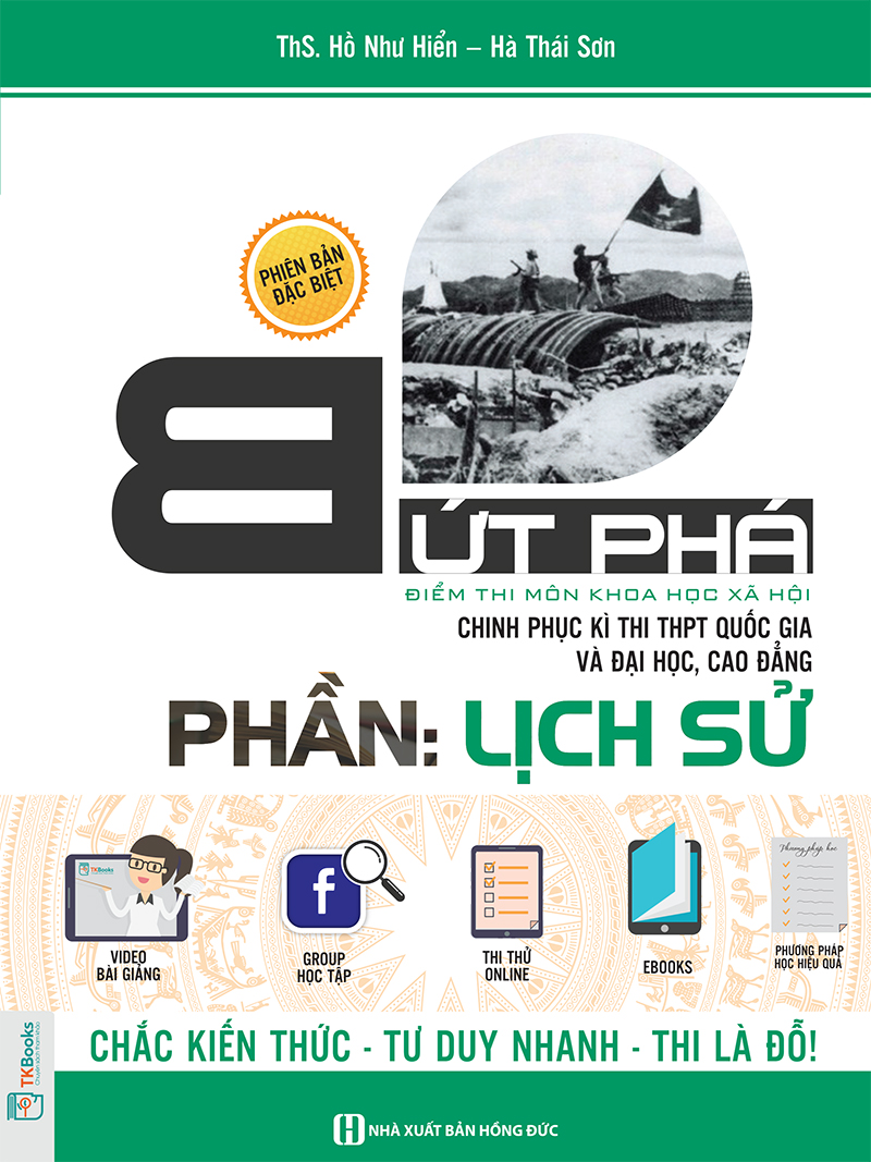 Combo luyện thi môn Lịch sử: Bứt phá điểm thi môn Lịch sử + Bộ đề bứt phá điểm thi môn lịch  sử ( tặng kèm video bài giảng, bút nhớ dòng)