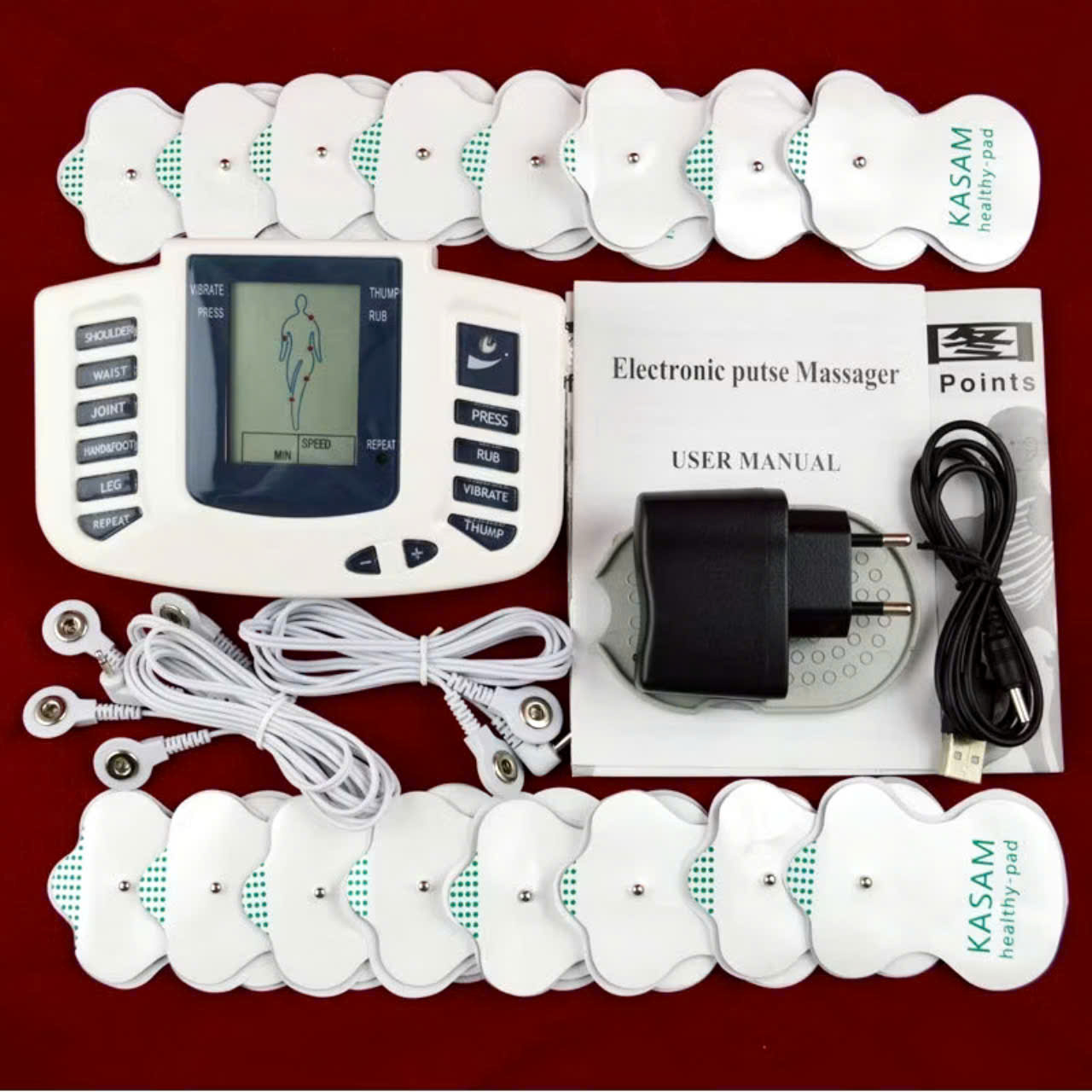 Bộ Dụng Cụ Thư Gĩan 8 Miêng Dán Cao Cấp Hỗ Trợ Thư Giãn, Cải Thiện Sức Khỏe Hiệu Quả
