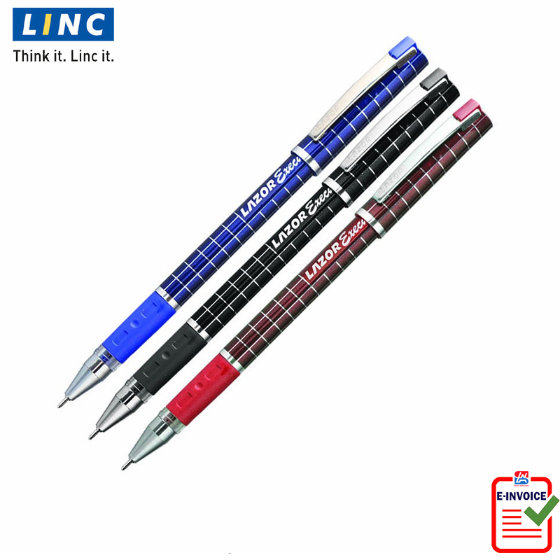 Bút bi LINC Lazor Executive nắp gài 750F - Ngòi 0.7mm - Hộp 10 chiếc