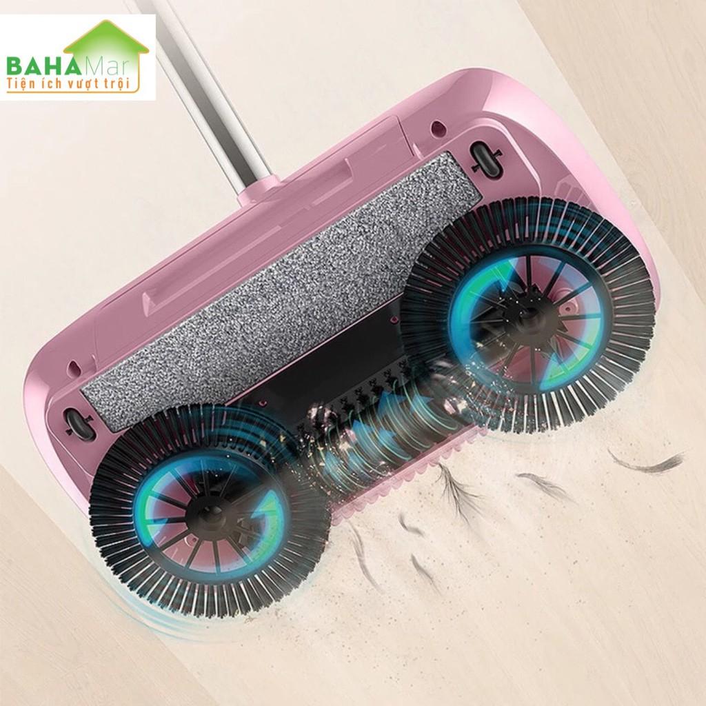 CHỔI ROBOT MA THUẬT ĐẨY TAY QUÉT RÁC - LAU NHÀ làm sạch nhanh chóng loại bỏ bụi, sử dụng thuận tiện và dễ dàng