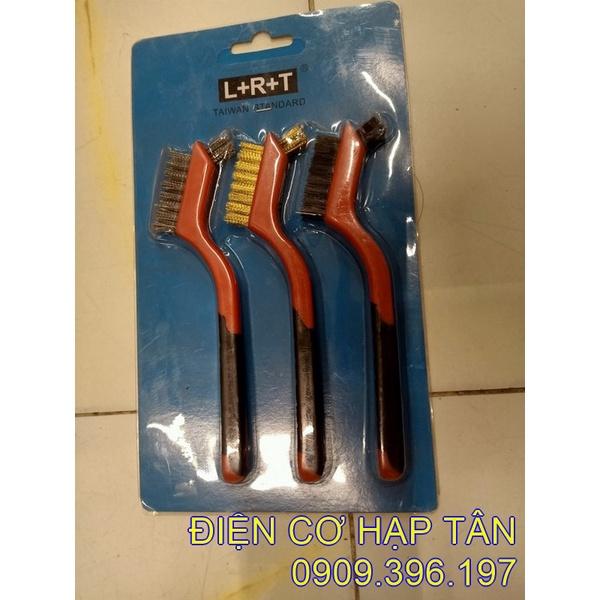Bộ 3 bàn chải sắt - chà rỉ sét, đánh bóng