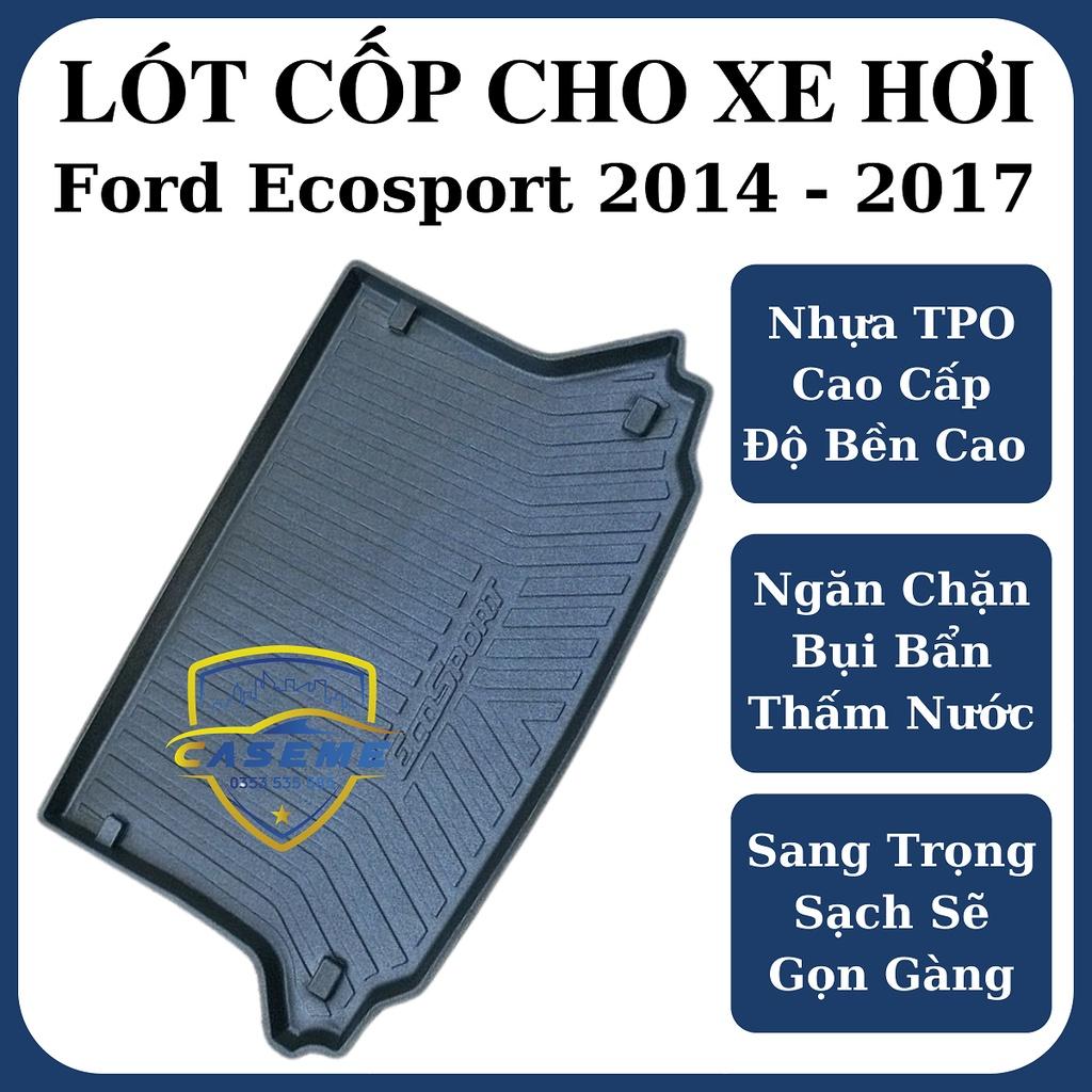 Hình ảnh Lót cốp dành cho xe Ford Ecosport 2014 - 2017 không mùi, chất liệu TPO cao cấp