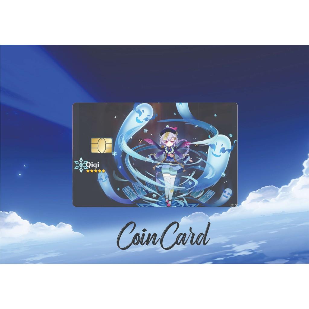 Sticker Miếng dán Thẻ ATM , Thẻ Ghi nợ, Tín dụng hình GENSHIN IMPACT