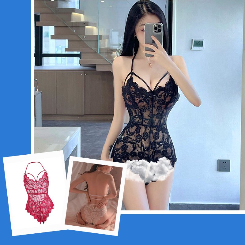 Váy ngủ sexy bodysuit liền thân đan dây bầu ngực hở lưng BT42235 - Đầm ngủ sexy - Đồ ngủ sexy