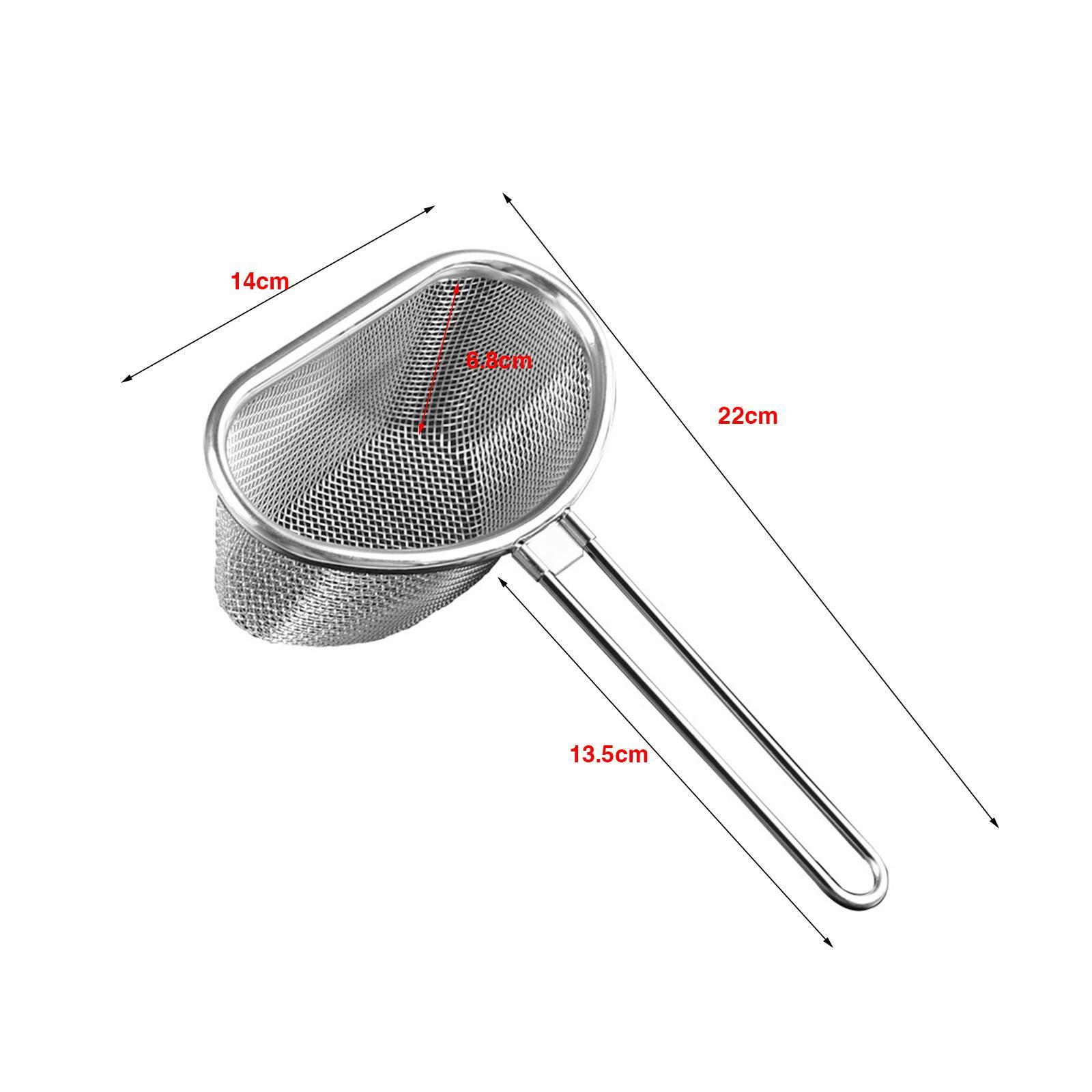 Mesh Strainer with Handle Noodle Strainer for home kitchen