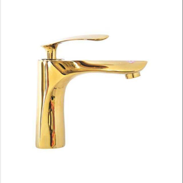 Vòi lavabo mạ vàng EV-MV30
