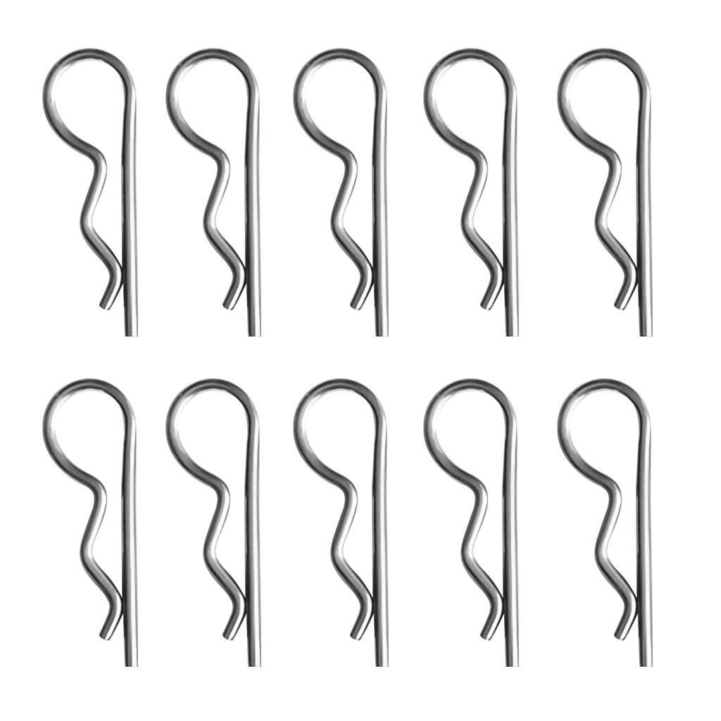 Pack of 20pcs Stainless R Retaining Clip Cotter Pins Spring Clip