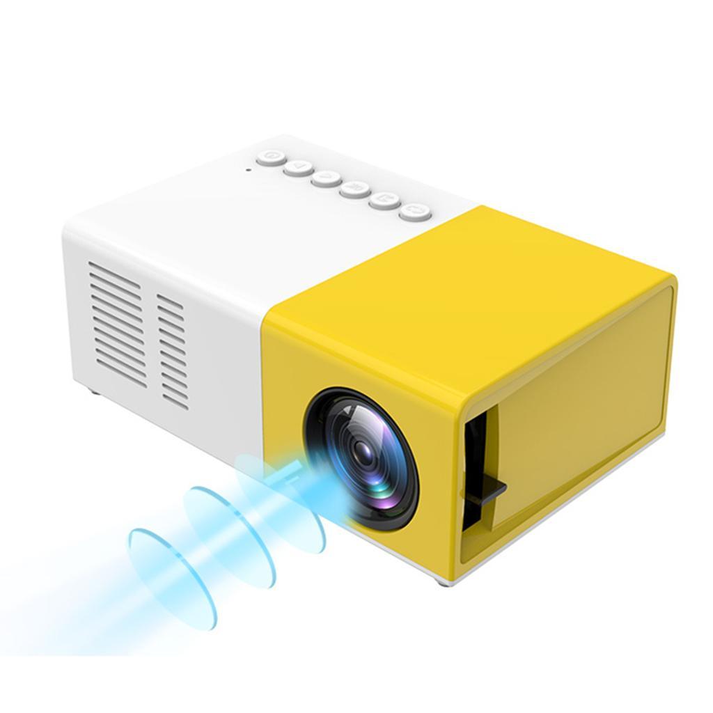Mini  LED  1080P Home Movie Theater 10-60" Image AU Yellow White