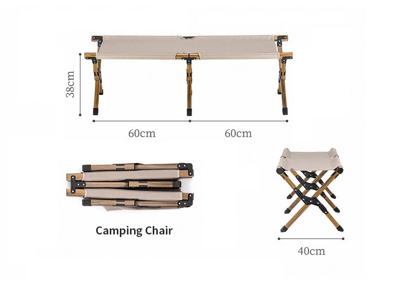 Ghế băng dã ngoại NH20JJ017 - MW04 Outdoor folding double stool