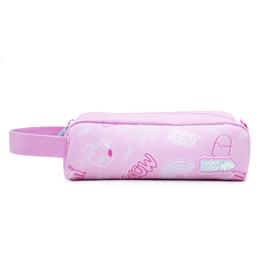 Bóp Viết CLEVERHIPPO Classic Boba Sành Điệu Hồng HC0105/PINK