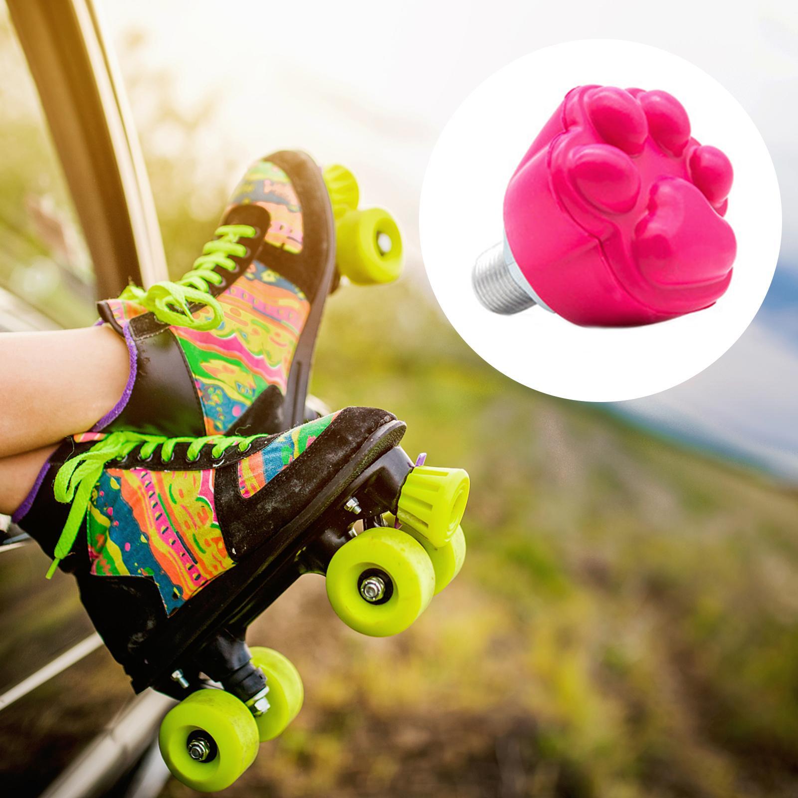 Outdoor Roller Skates Toe Stop,Double-Row Roller Skate Toe Stoppers,