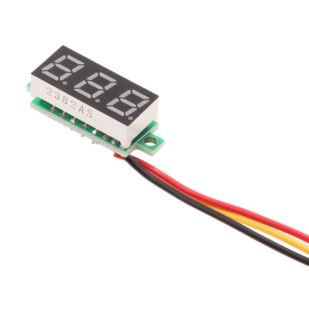 20x DC 0-100V 0.28" Three-Wire Panel Digital Voltmeter Voltage Meter Tester