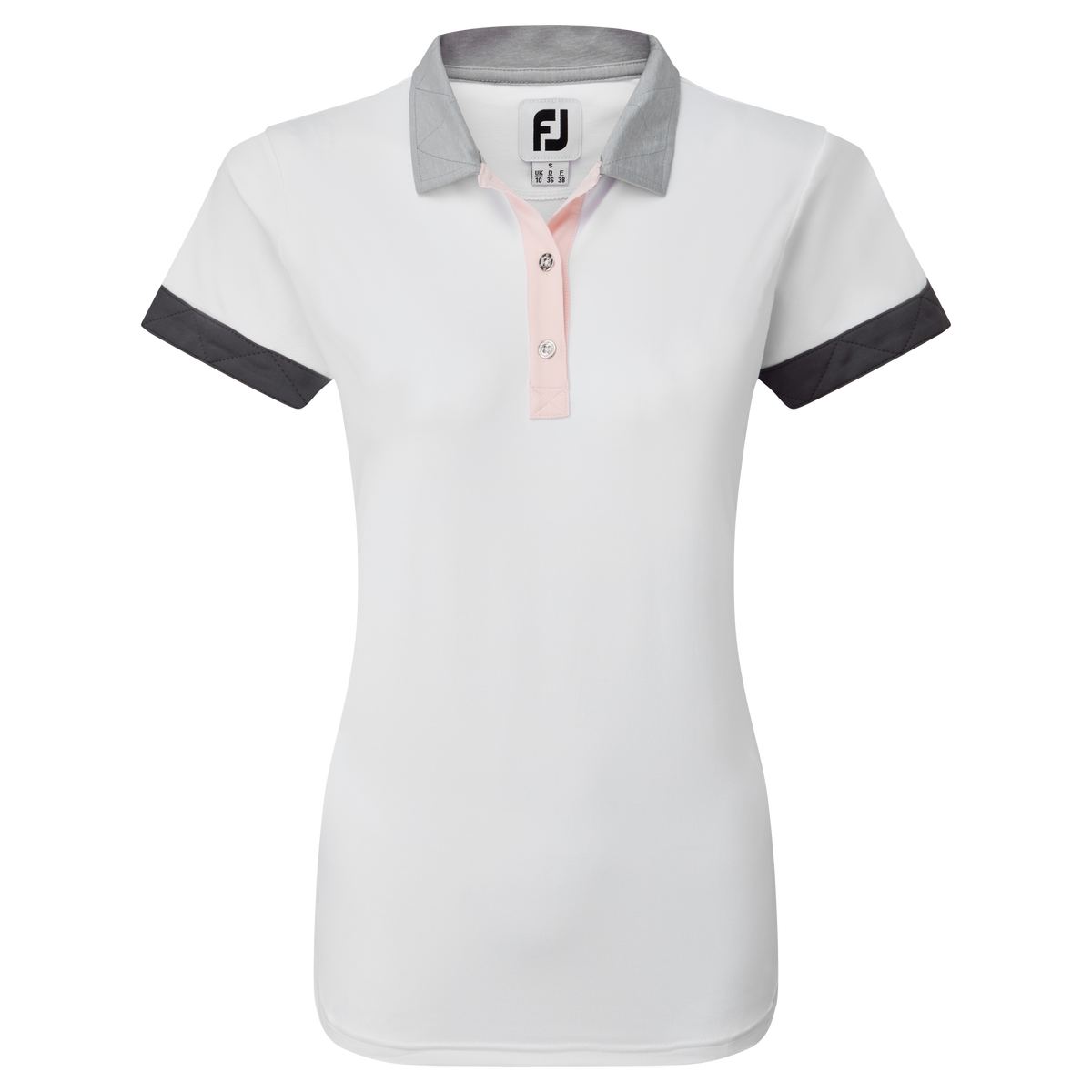 Áo Cộc Tay Golf Nữ FJ Women's Blocked Shirt - 82673