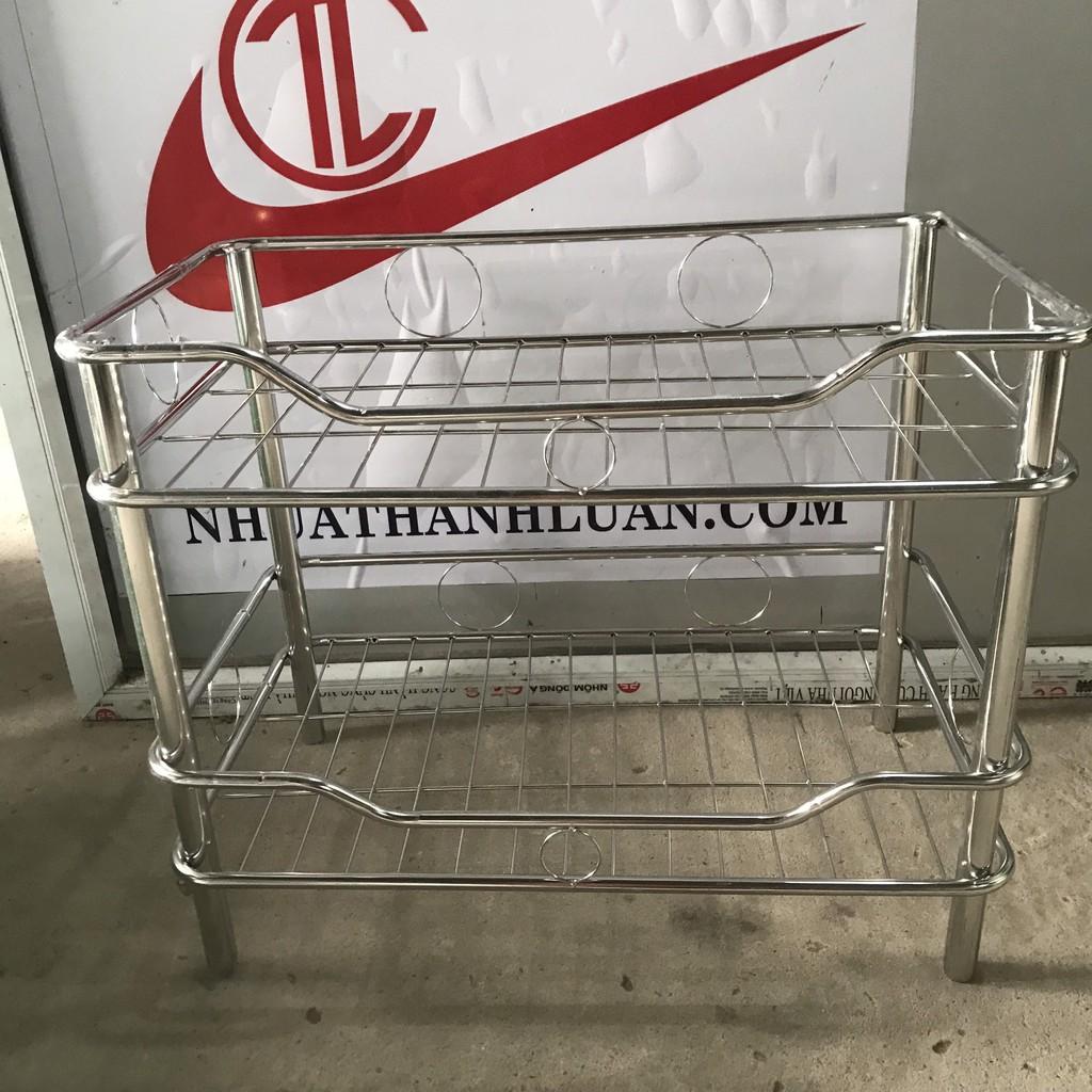 Combo trạn bát inox 2 tầng + ống đũa inox loại dày hàng đẹp