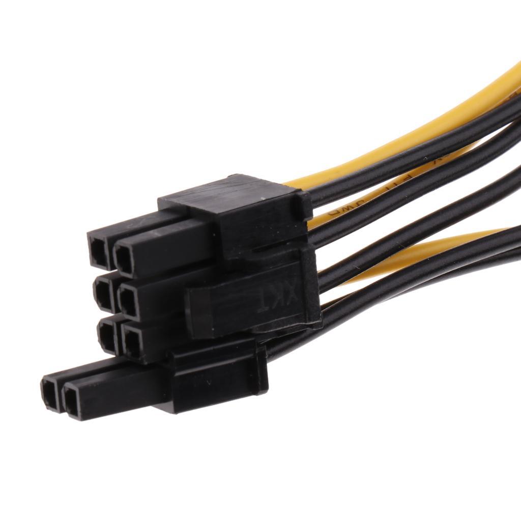 1x Power Adapter Cable Dual 15P Male To 8P Cable