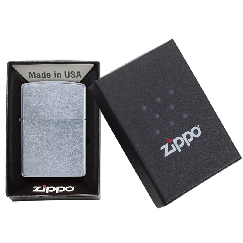 Bật Lửa Zippo 207 REGULAR STREET CHROME