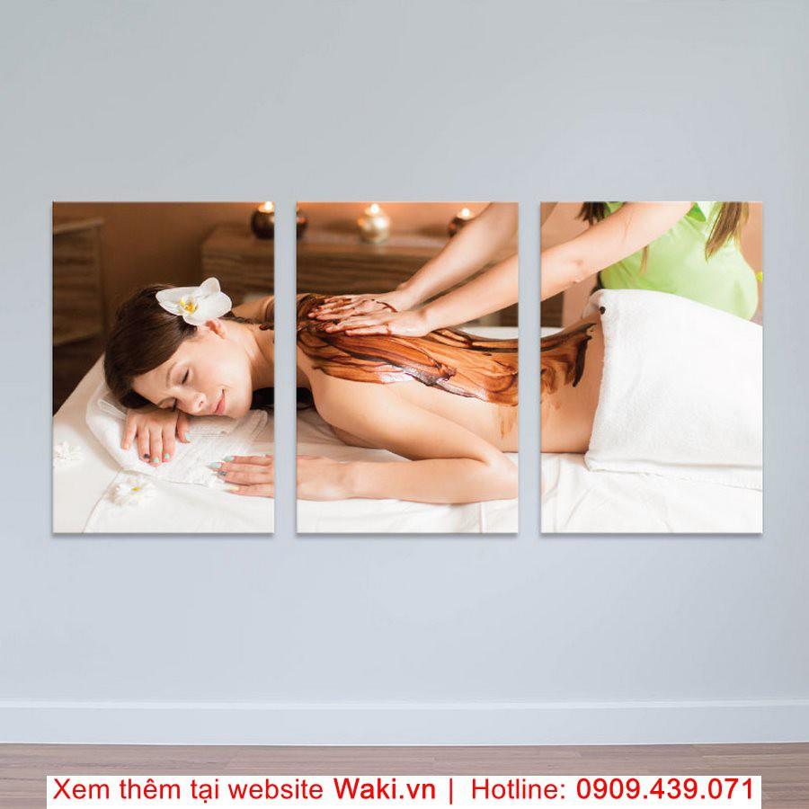 Bộ 3 tranh treo tường spa, mẫu đpẹ và sang trọng, giá rẻ, nhiều ưu đãi