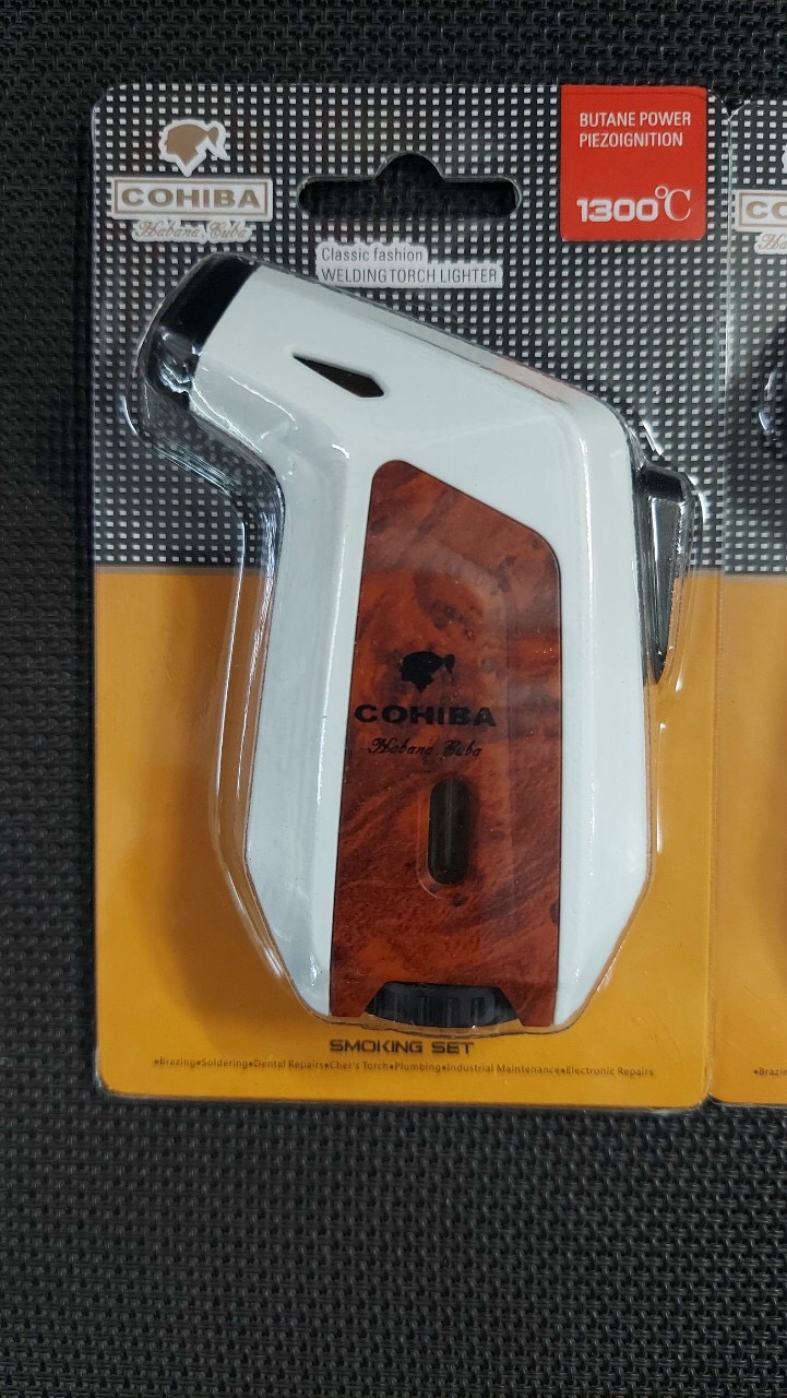 Bật Lửa Khò Mỏ Vịt 1 Tia Có Khóa Chốt An Toàn, Ô Quan Sát Dung Lượng Ga COB-805