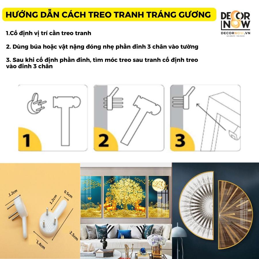 Tranh Tráng Gương Phật Treo Tường, Mẹ Quan Âm DECORNOW, A Di Đà, Thích Ca Mâu Ni, Nhiều Mẫu Và Kích Thước DCN-24