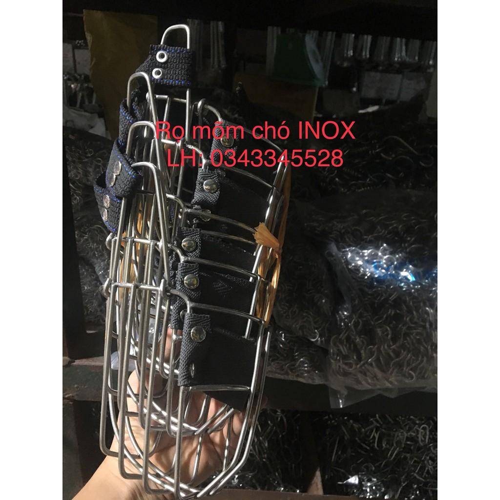 RỌ MÕM CHÓ INOX - Hàng Đẹp - Đủ Size ( Chó từ 10 kg trở lên )