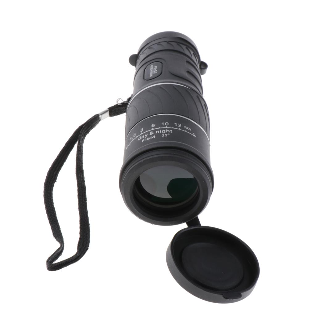 Telescope 16x52 Portable Wide-angle Monocular Night Vision & Objective Cover