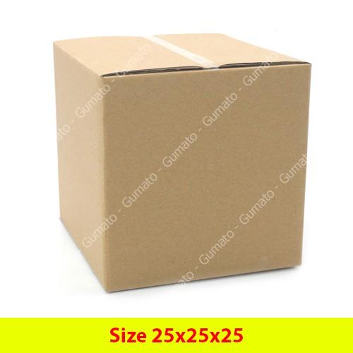 Hộp giấy, thùng carton size 25x25x25 giấy carton gói hàng Everest