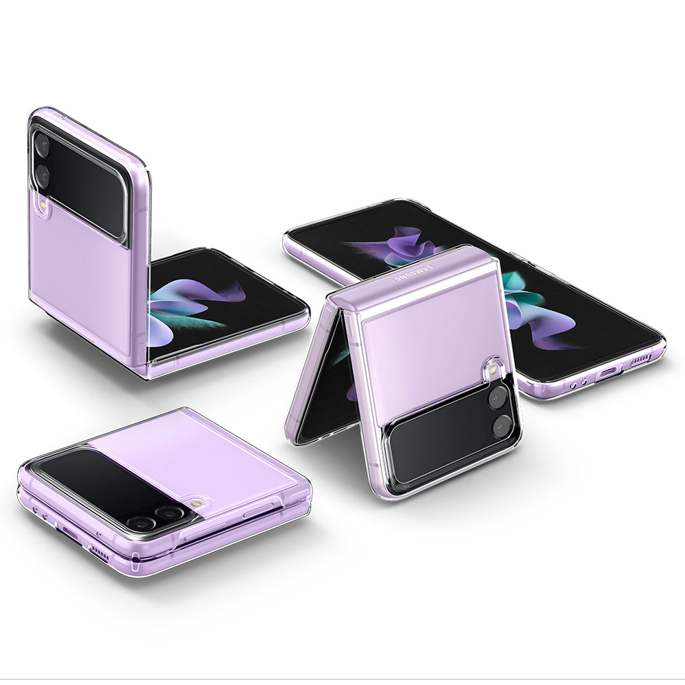 Ốp lưng Spigen Airskin Clear cho Samsung Galaxy Z Flip 3 - Thiết kế trong suốt, chống sốc, viền camera cao - Hàng chính hãng