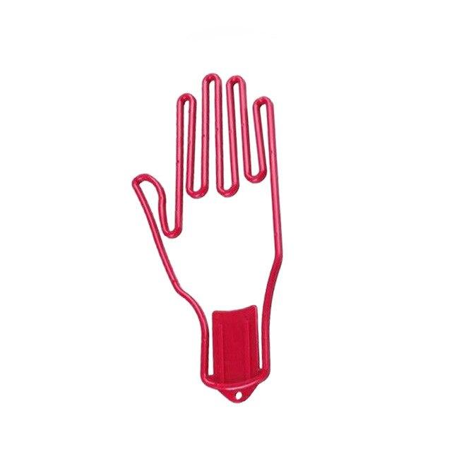 1PC Colorful Plastic Golf Gloves Holder Golfer Tool Glove Rack Dryer Hanger Golf Training Aids Golf Tool Outdoor Sports Supplies