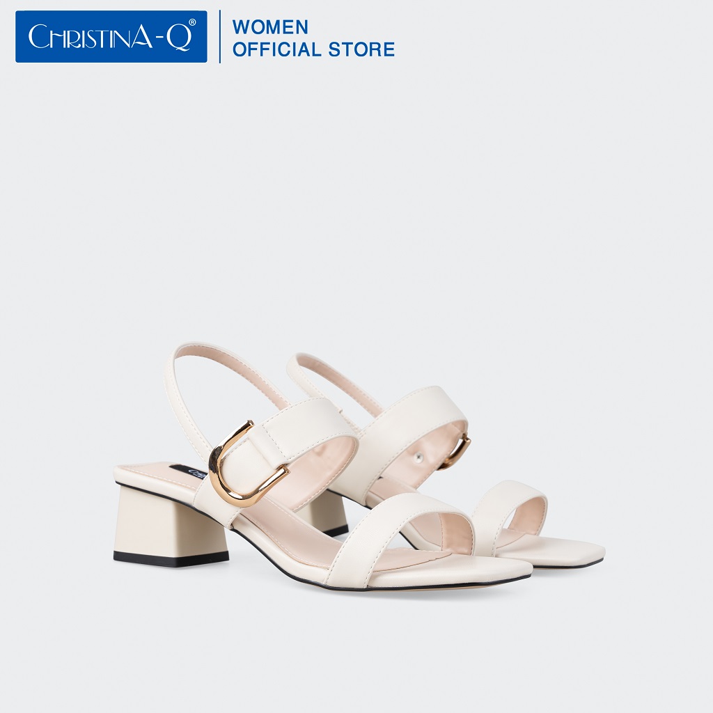 Giày Sandals Nữ Gót Trụ ChristinA-Q XDN297